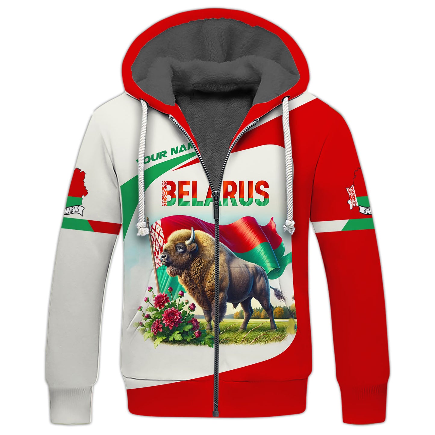 3D Full Print Belarus Shirt Personalized Name Gift For Belarus Lovers