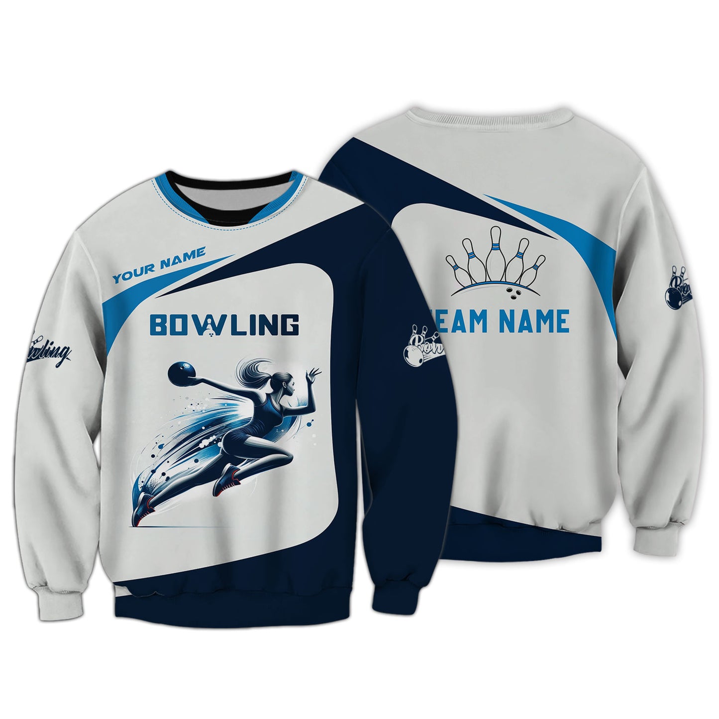 Personalized Bowling Team Shirt - Celebrate Your Strikes