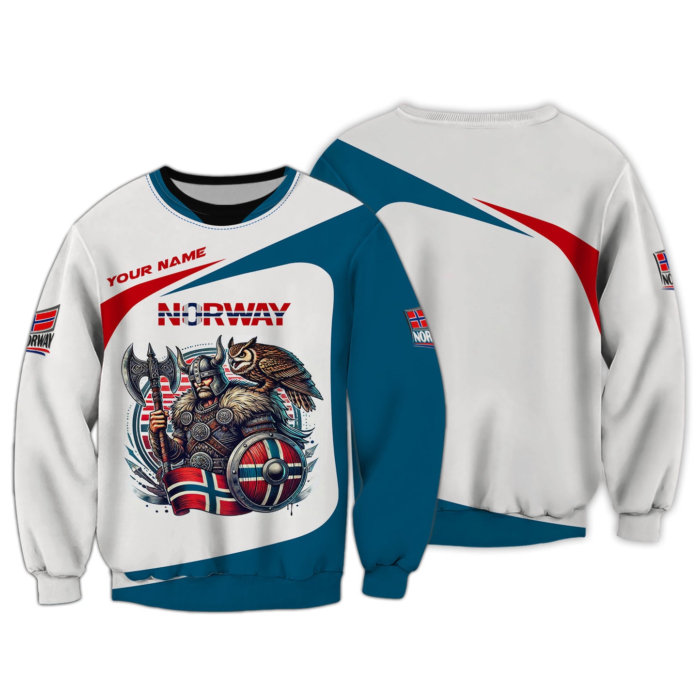 Personalized Norway Viking Shirt - Embrace Your Nordic Heritage