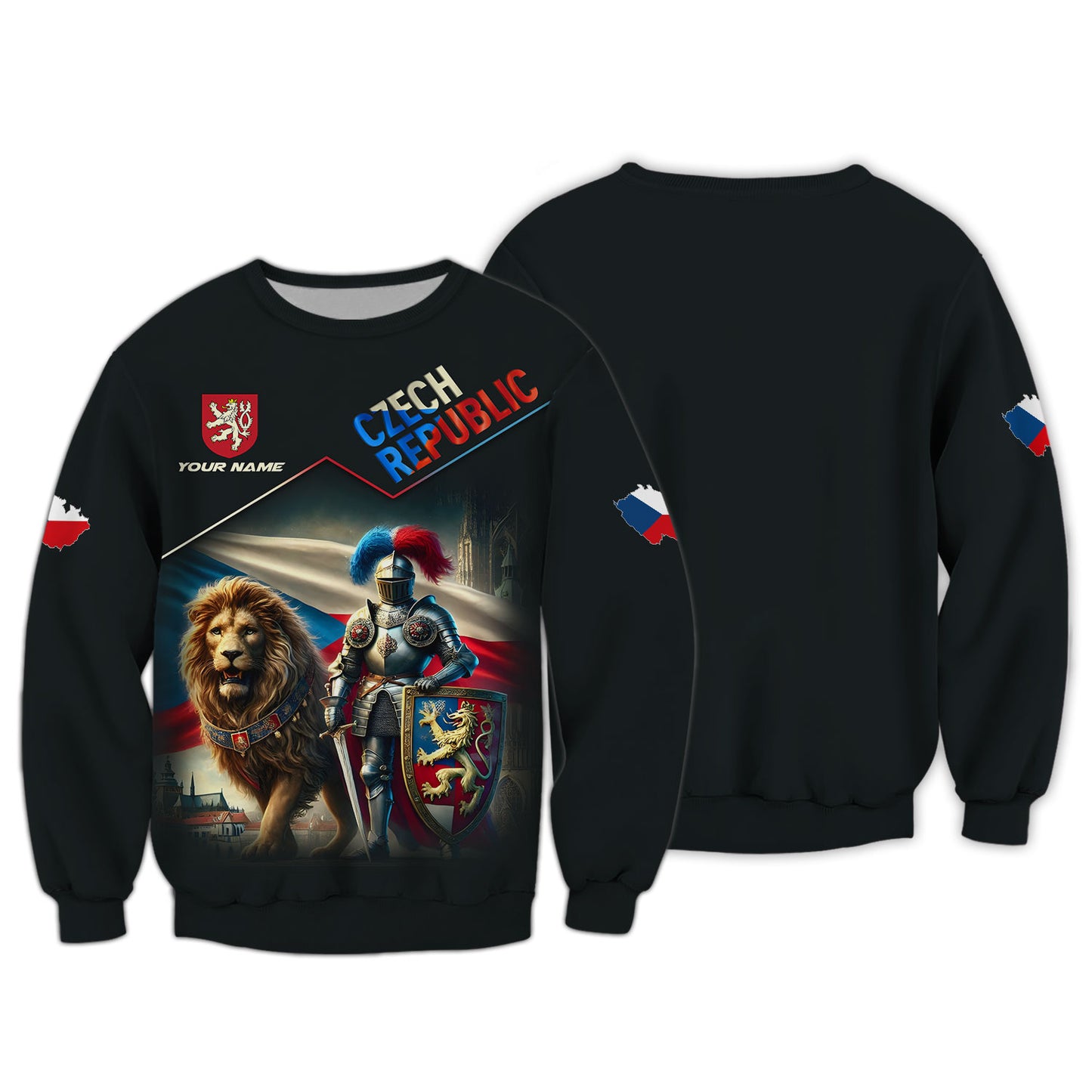 Personalized Czech Republic Shirt - Pride of the Lion