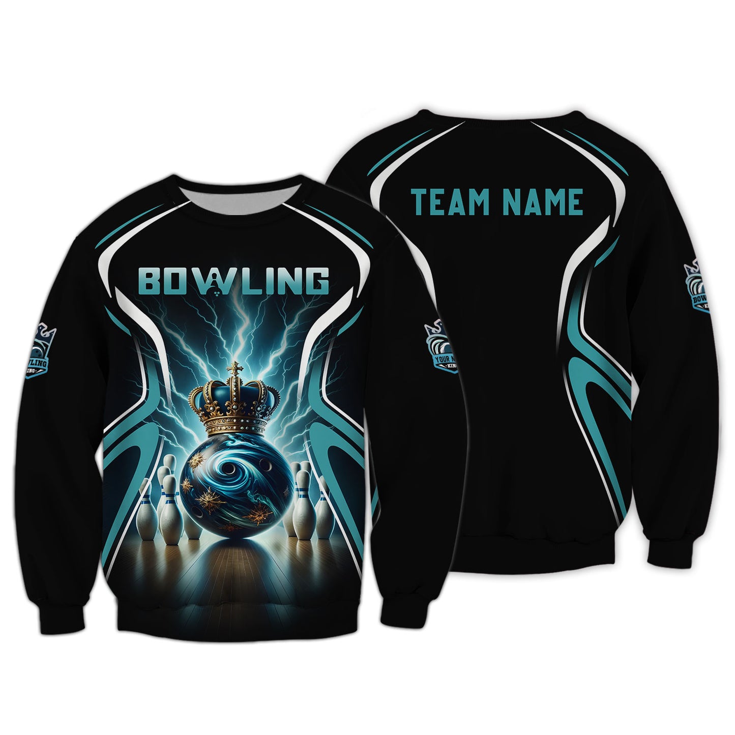 Personalized Bowling Team Shirt - Strike in Winning Style