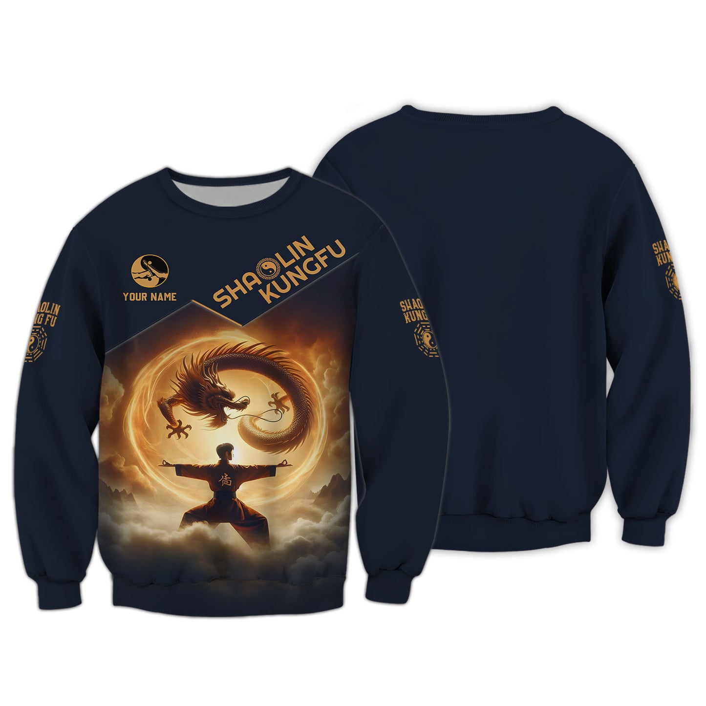 T-shirts personnalisés Shaolin Kung Fu Cadeau pour les amateurs de Shaolin Kung Fu T-shirt 3D Shaolin Kung Fu