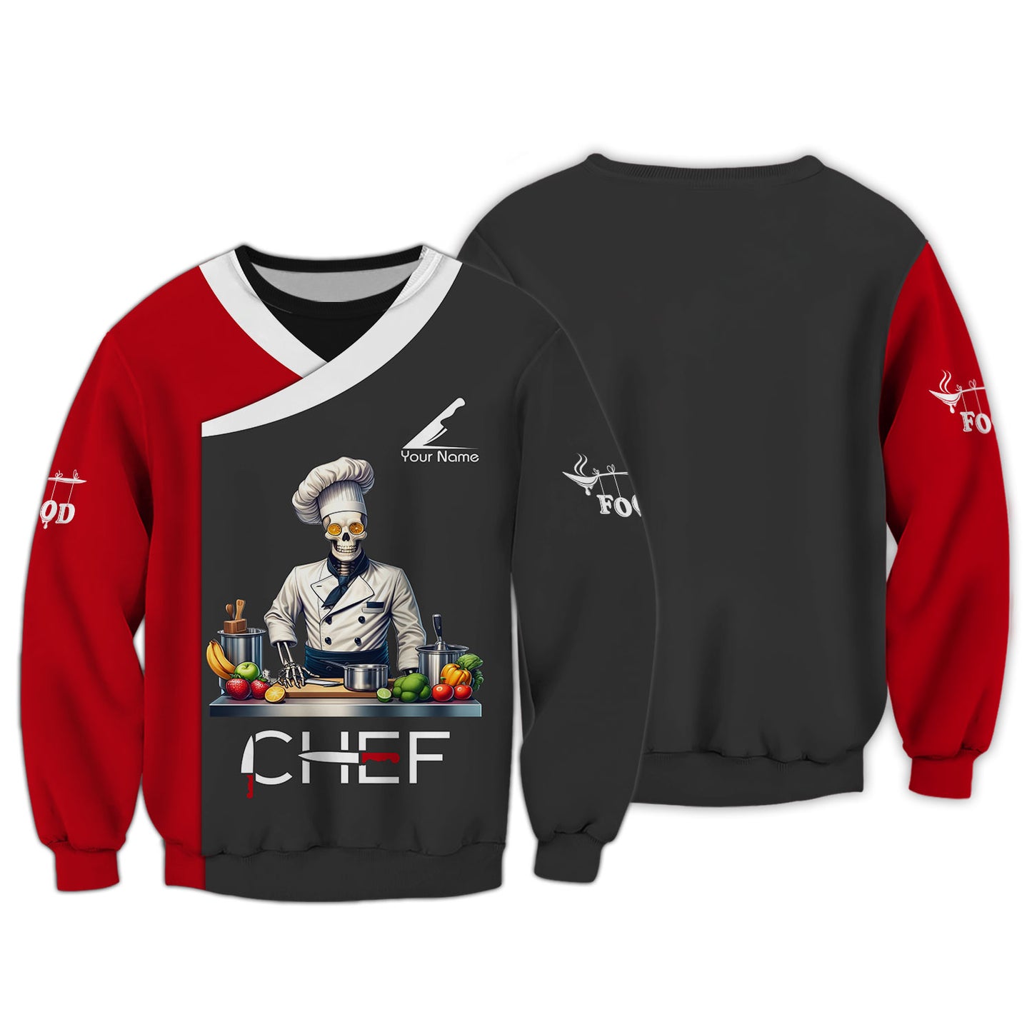 Personalized Chef Shirt - Unique Culinary Artwork for Cooking Aficionados and Chefs