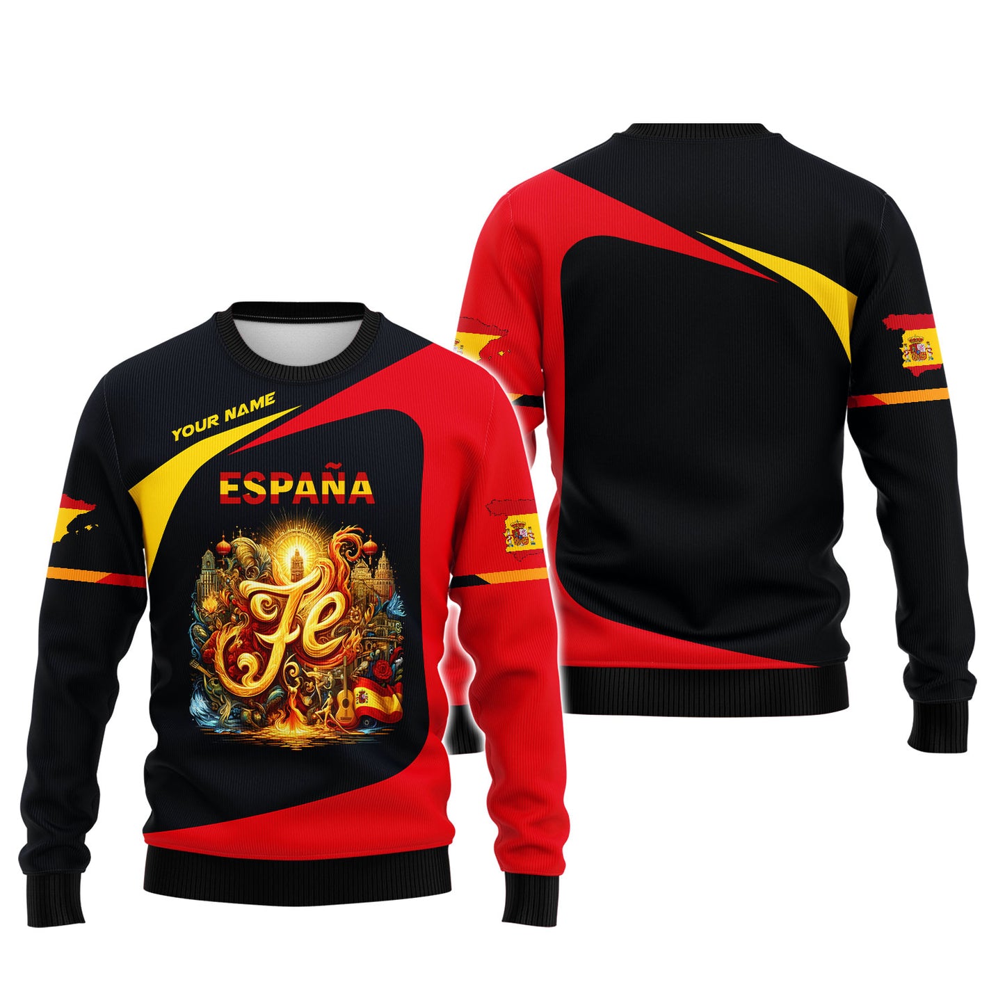 Personalized Spain Pride Shirt - Embrace the Spirit of España