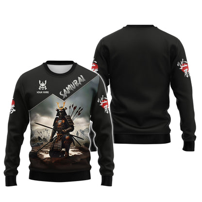 Samurai Shirt Custom Name 3D Full Print Samurai Shirt Gift For Samurai Lovers