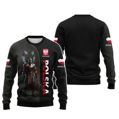 Personalized Poland Pride Shirt - Embrace the Spirit of the Winged Hussars