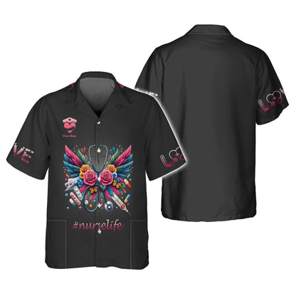 Personalized Nurse Shirt - Vibrant Care and Compassion