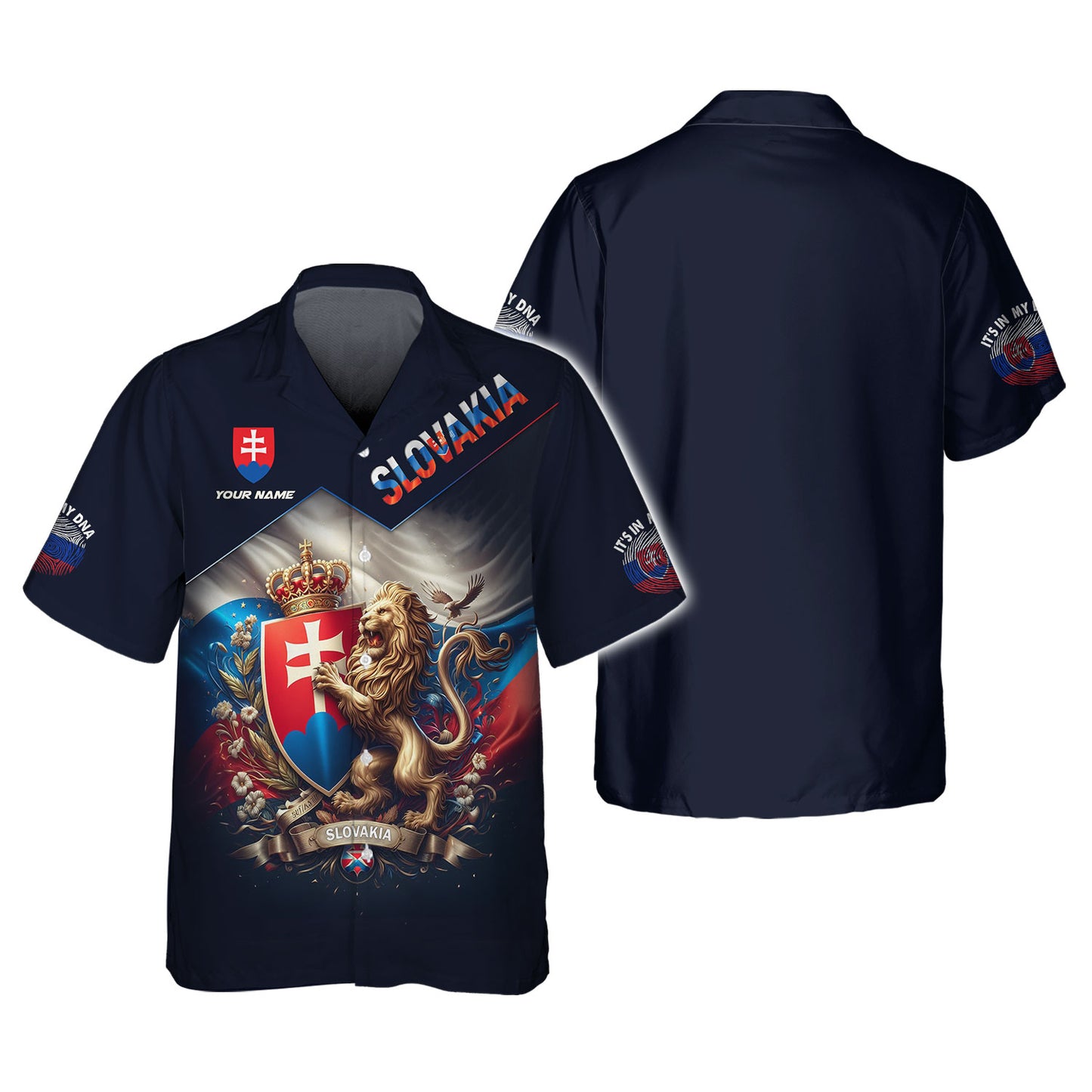 Personalized Slovakia Pride Shirt - Embrace Your Slovak Heritage