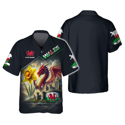 Camiseta personalizada con el dragón de Gales: abraza el orgullo galés