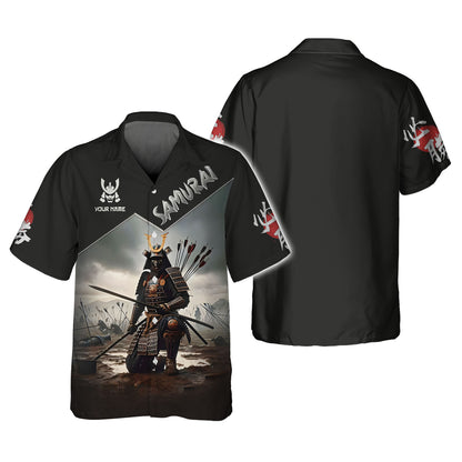 Samurai Shirt Custom Name 3D Full Print Samurai Shirt Gift For Samurai Lovers