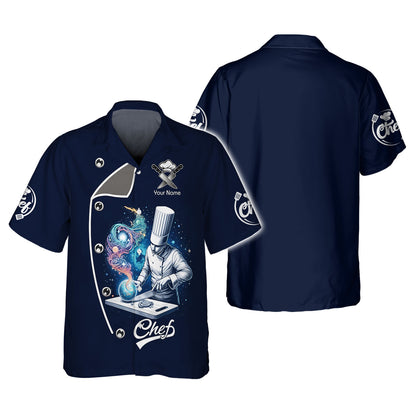 Personalized Chef Shirt - Cosmic Gastronomy and Mystical Flavors