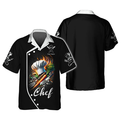 T-shirt de chef cuisinier 3D, outils de cuisine, t-shirts personnalisés, cadeau pour chef