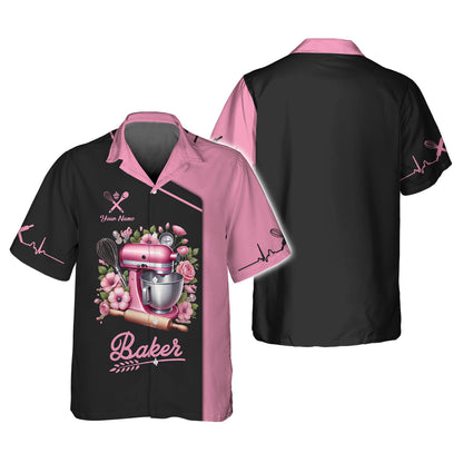 Baker Custom T-Shirts Bakery Tools 3D Shirt Gift For Baker Lover