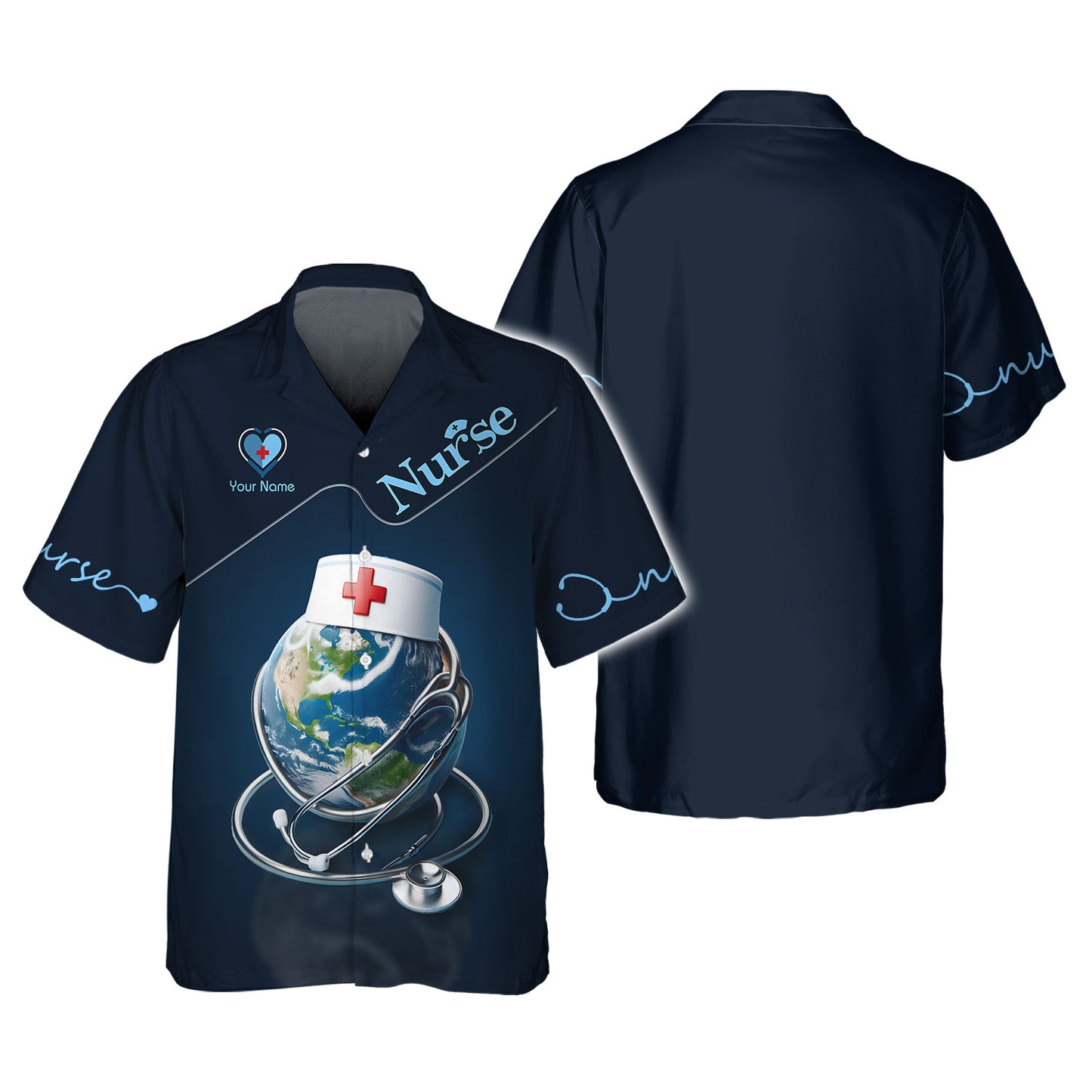 Personalized Nurse Shirt - A World of Care in a Stylish Statement