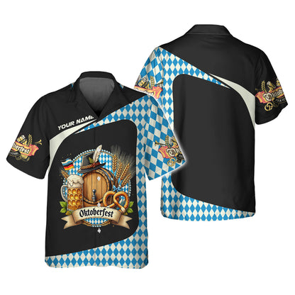 T-shirts Oktoberfest à impression 3D complète, cadeau personnalisé avec nom pour les amateurs de bière