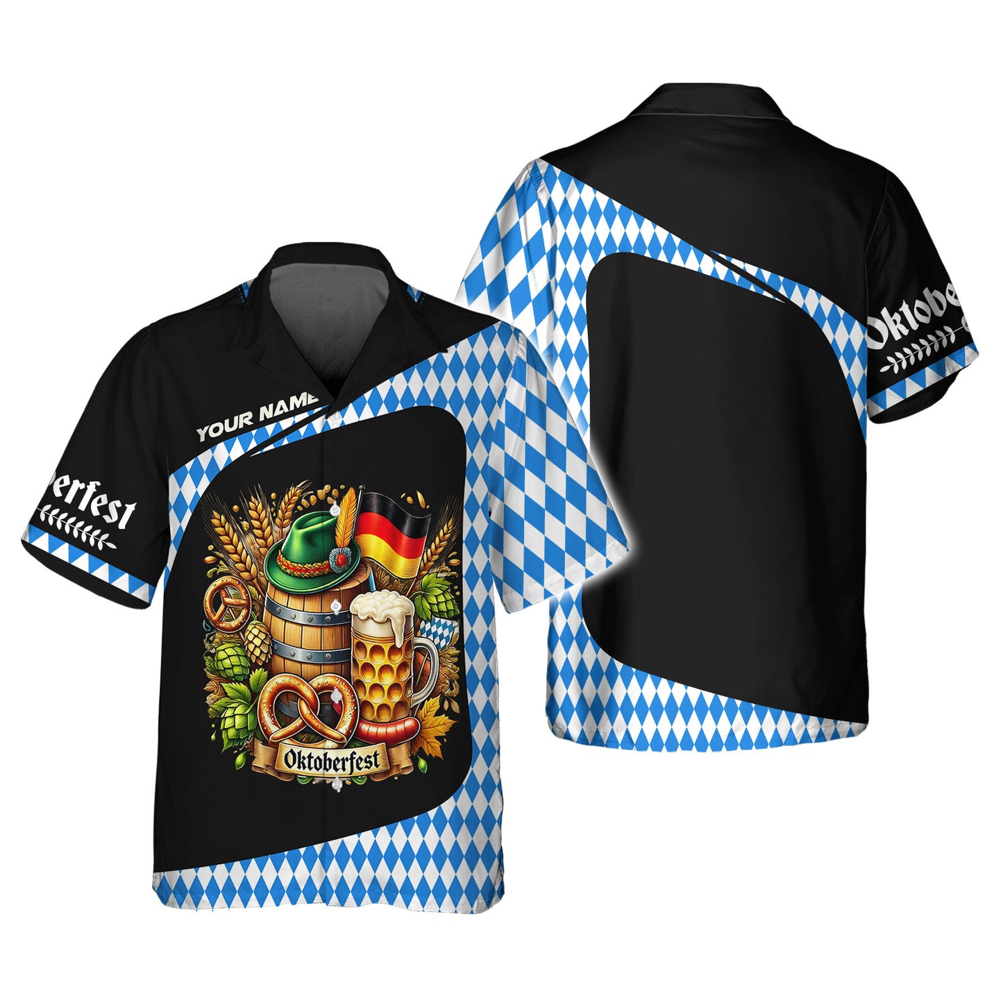 T-shirts personnalisés Oktoberfest T-shirt 3D Oktoberfest Cadeau pour les amateurs de bière