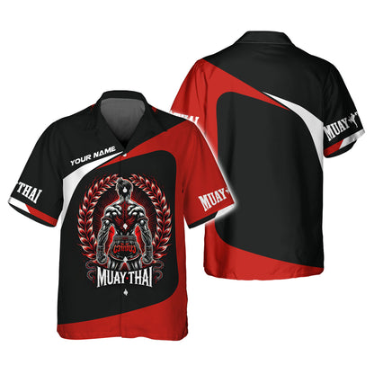 Camiseta de Muay Thai con nombre personalizado Regalo con nombre personalizado para amantes del Muay Thai