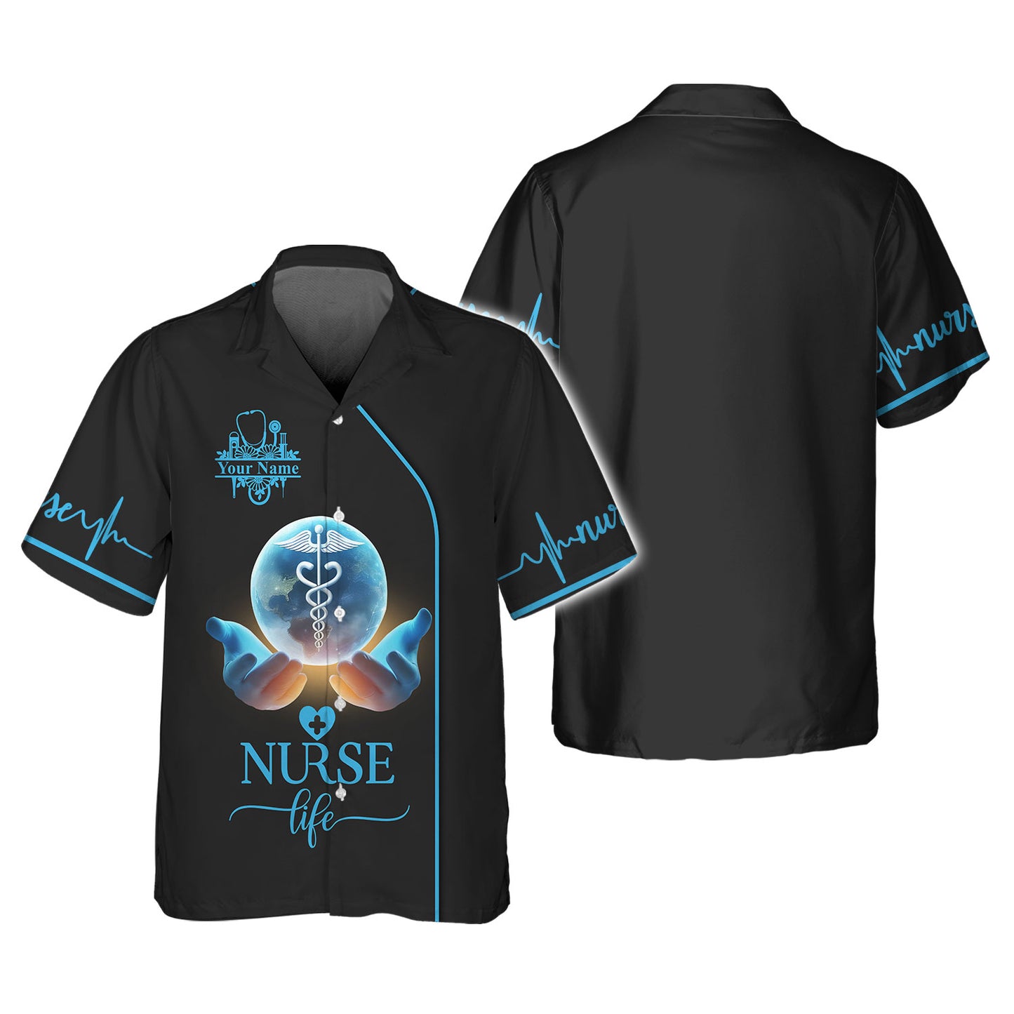 Camiseta de enfermera personalizada – Camiseta Nurse Life