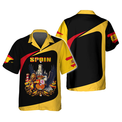 Personalized Spain Pride Shirt - Regal Spanish Heritage