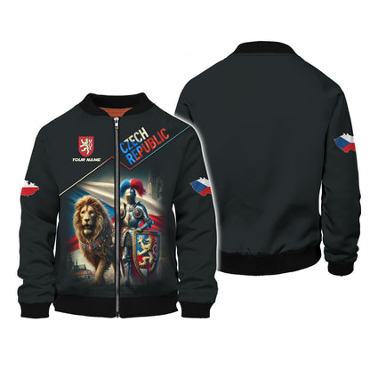 Personalized Czech Republic Shirt - Pride of the Lion