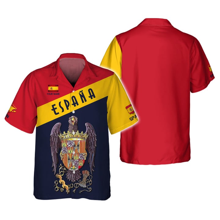 Personalized Spain Pride Shirt - Espana Custom Gift for Spain Enthusiasts