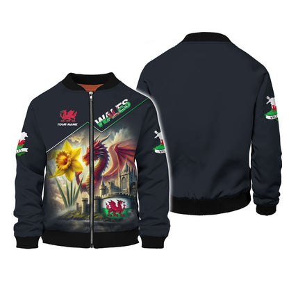 Personalized Wales Dragon Shirt - Embrace Welsh Pride