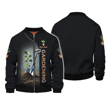 T-shirts personnalisés avec pelle de jardin T-shirt de jardinage 3D Cadeau pour les amoureux du jardinage