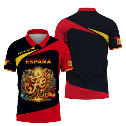 Personalized Spain Pride Shirt - Embrace the Spirit of España