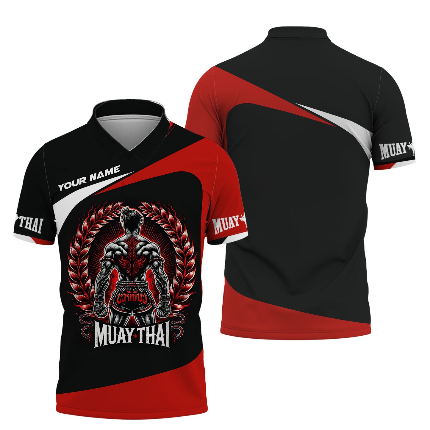 Camiseta de Muay Thai con nombre personalizado Regalo con nombre personalizado para amantes del Muay Thai