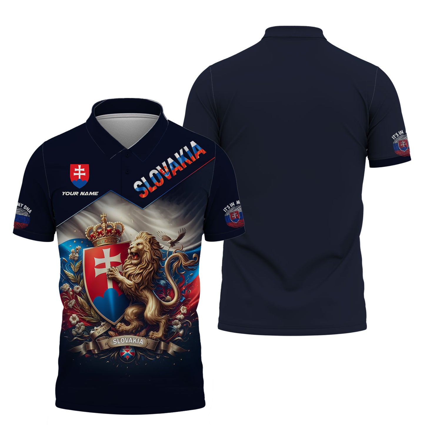 Personalized Slovakia Pride Shirt - Embrace Your Slovak Heritage