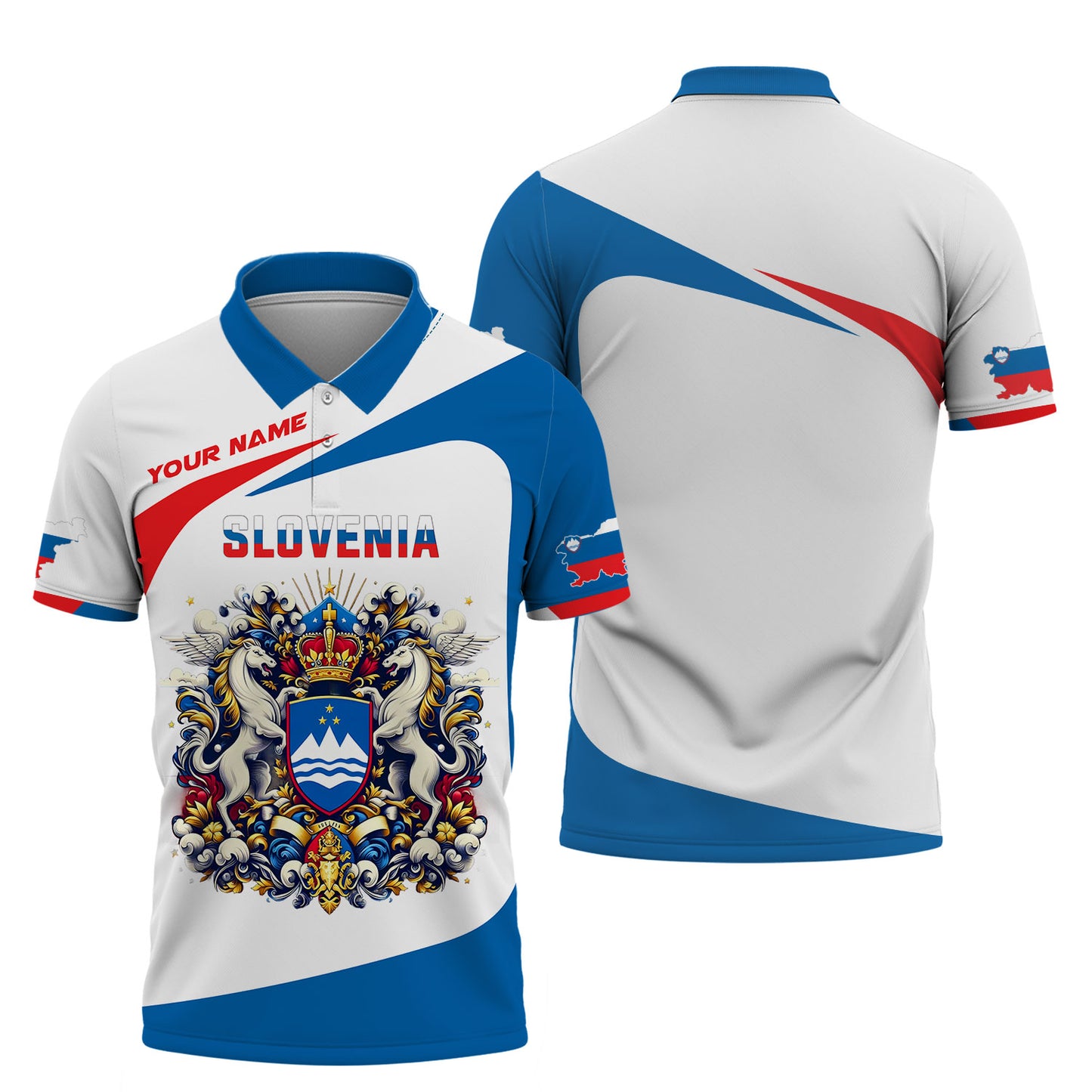 Personalized Slovenia Pride Shirt - Embrace the Slovenian Spirit