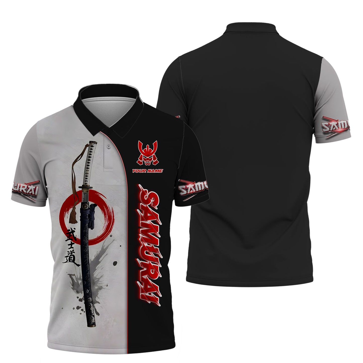 Personalized Samurai Shirts - Honor, Strength, Tradition