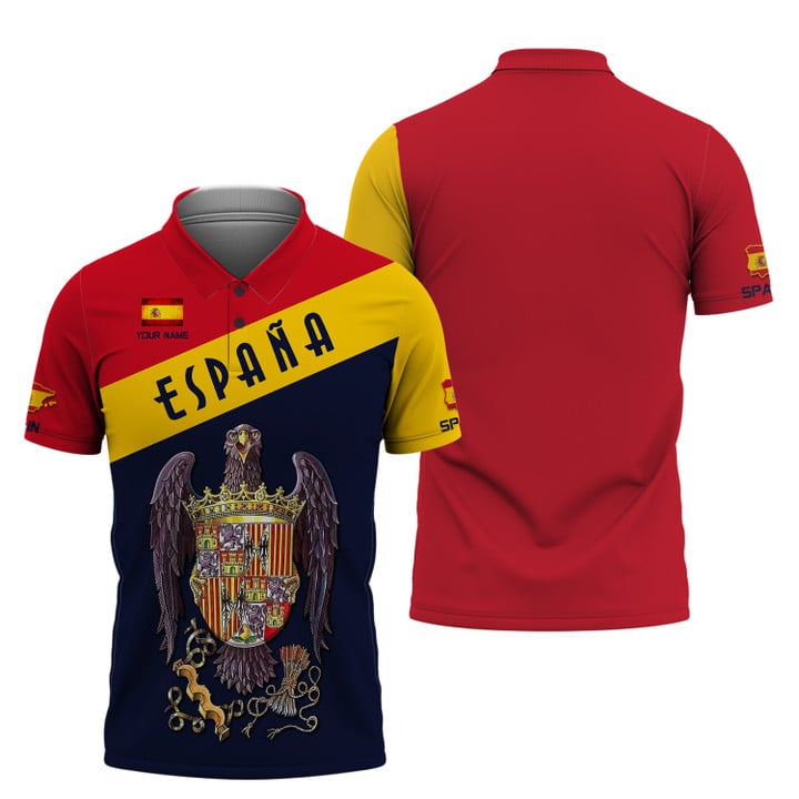 Personalized Spain Pride Shirt - Espana Custom Gift for Spain Enthusiasts