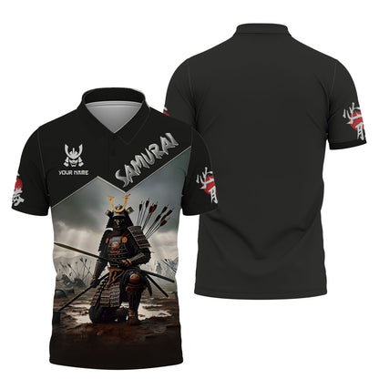 Samurai Shirt Custom Name 3D Full Print Samurai Shirt Gift For Samurai Lovers