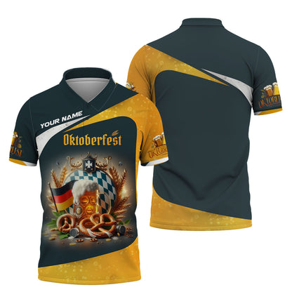 Camiseta personalizada con nombre de Oktoberfest, regalo para amantes de la cerveza