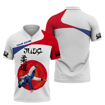 Camiseta de judo con impresión 3D completa, regalo personalizado con nombre para amantes del judo