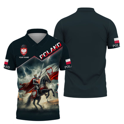 Personalized Poland Pride Shirt - A Symbol of Courage and Heritage