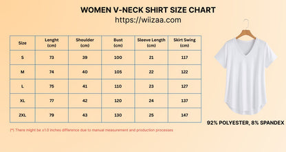 Personalized Chihuahua Women V-Neck Shirt - Cute Dog Design with Custom Name