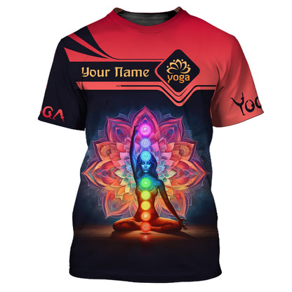 3D Full Print Yoga Spirit Zipper Hoodie Personalized Name Gift For Yoga Lovers