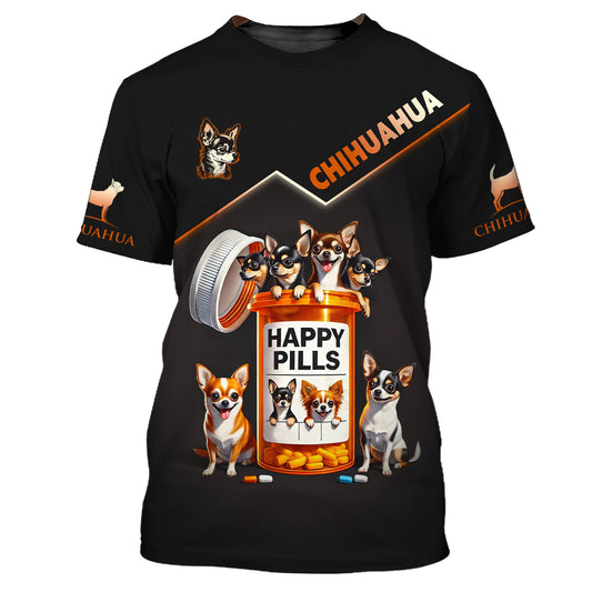 Camiseta personalizada con nombre en 3D de Border Collie. Nunca camines solo. Regalo para amantes de los perros