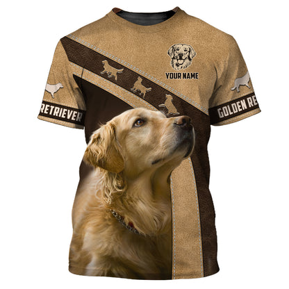 Personalized Golden Retriever Shirt - Celebrate Your Loyal Companion