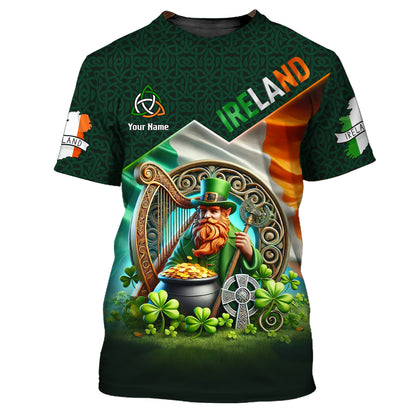 Personalized Irish Heritage Shirt - Celebrate St. Patrick's Day with Irish Pride