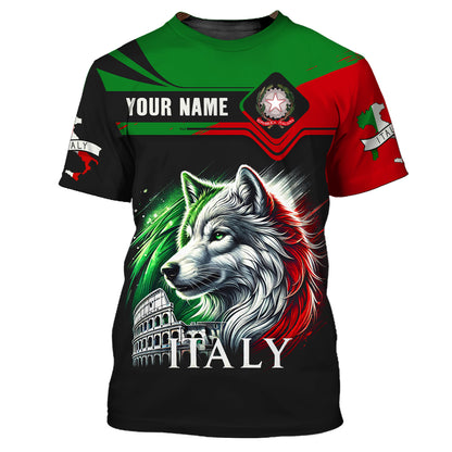 Personalized Italy Pride Shirt - Show Your Passion for Italy