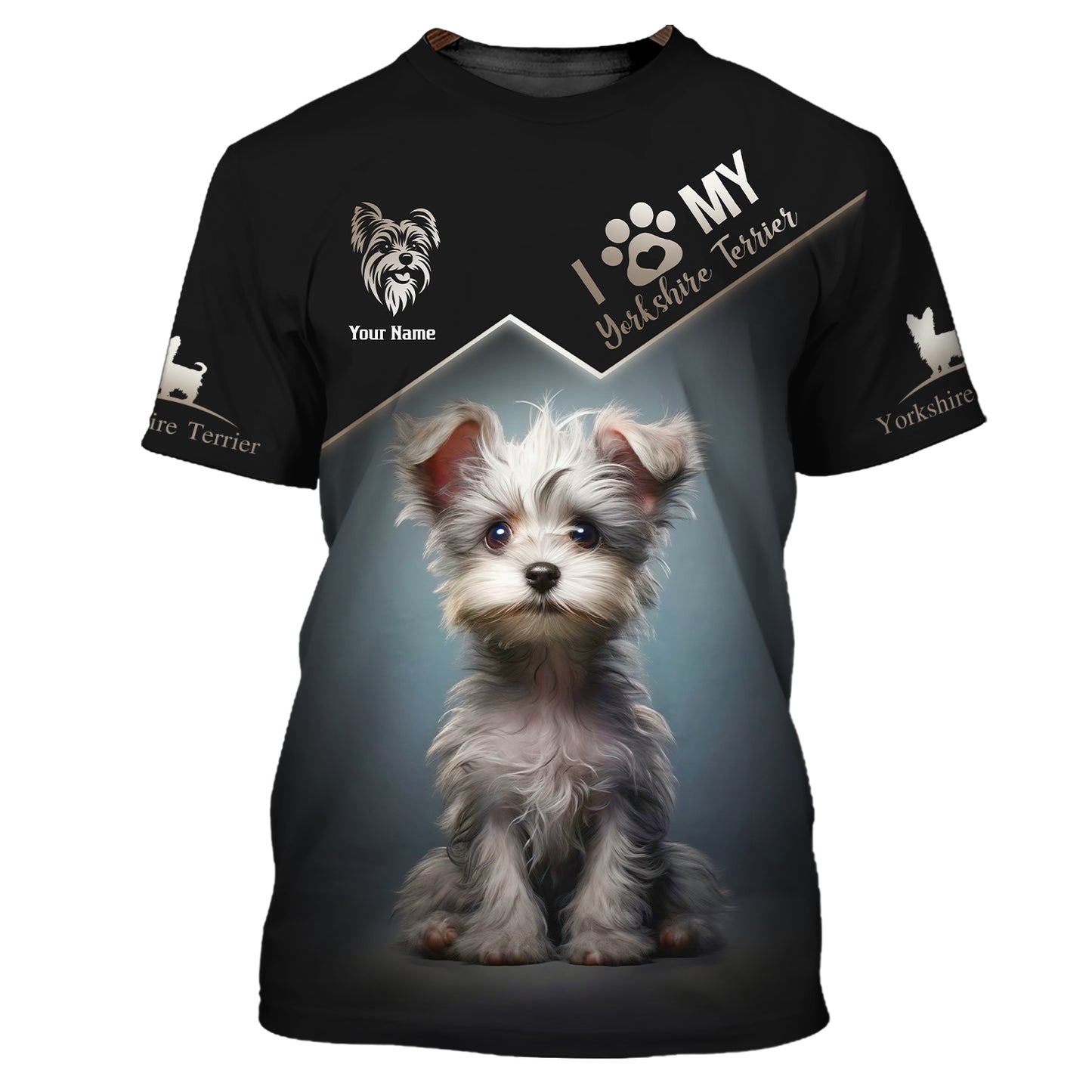 T-shirt Yorkshire Terrier personnalisé – Célébrez votre ami à quatre pattes