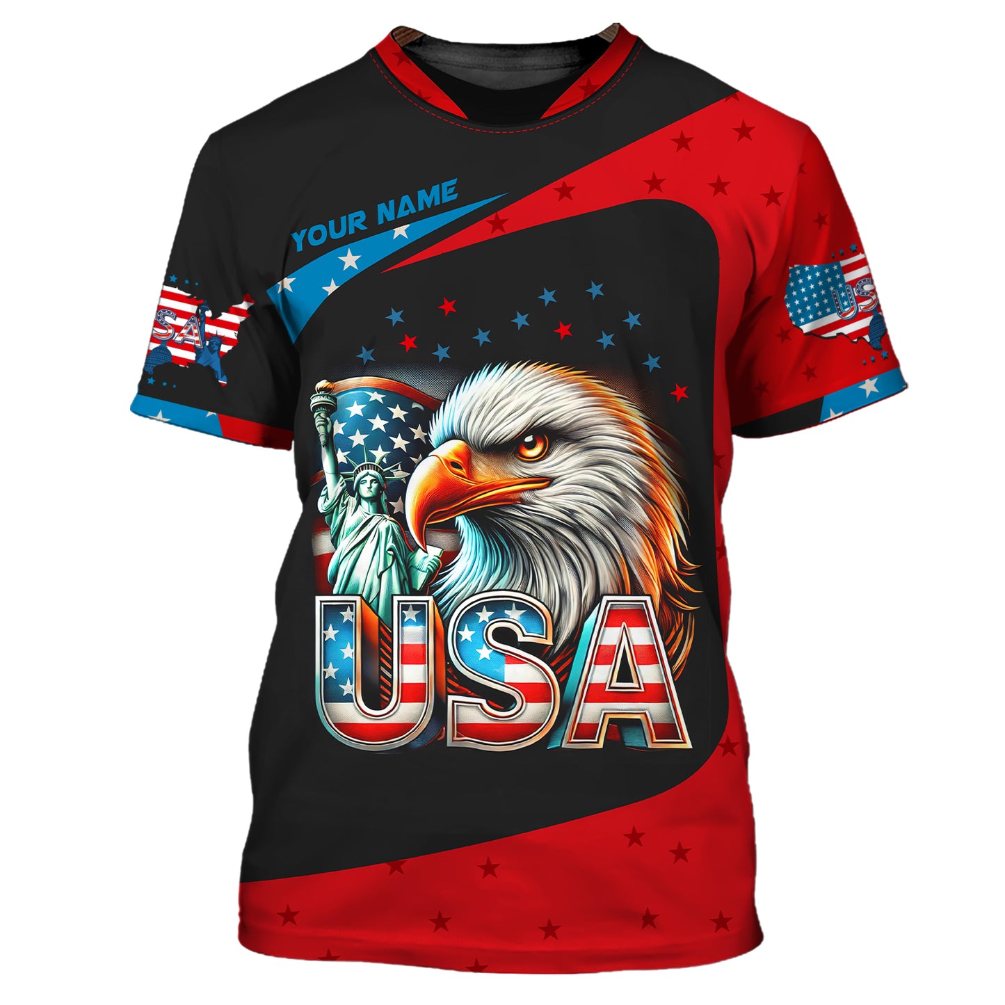 Personalized USA Pride Shirt - Celebrate American Spirit