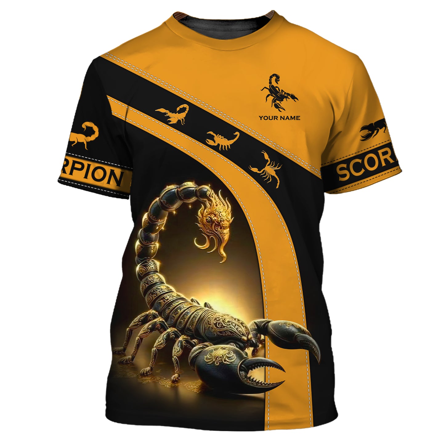 Camiseta con estampado 3D de dragón y samurái, regalo personalizado con nombre para amantes de los samuráis