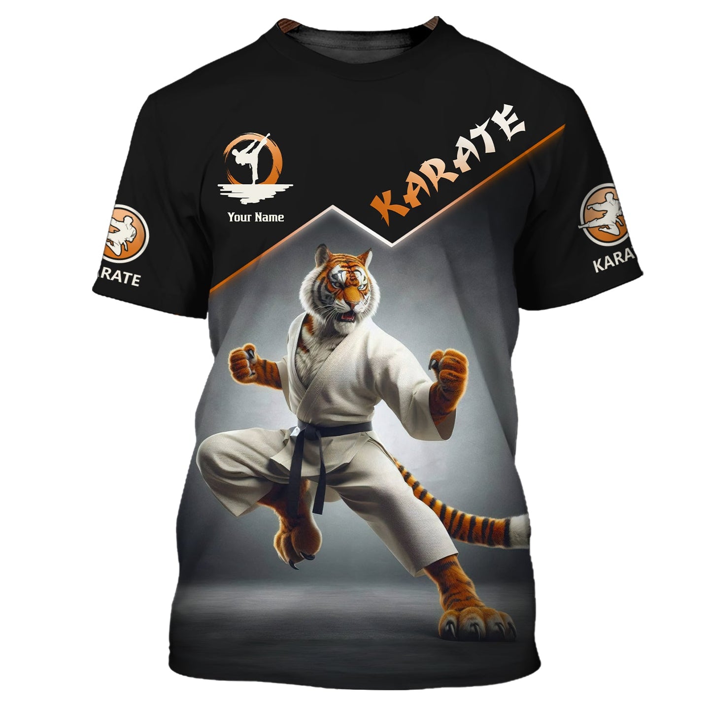 Sweat à capuche zippé personnalisé Karate Tiger - Libérez votre guerrier intérieur