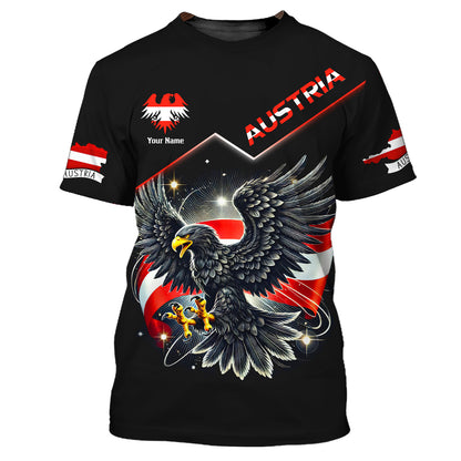 Personalized Austria Pride Shirt - Celebrate Austrian Heritage