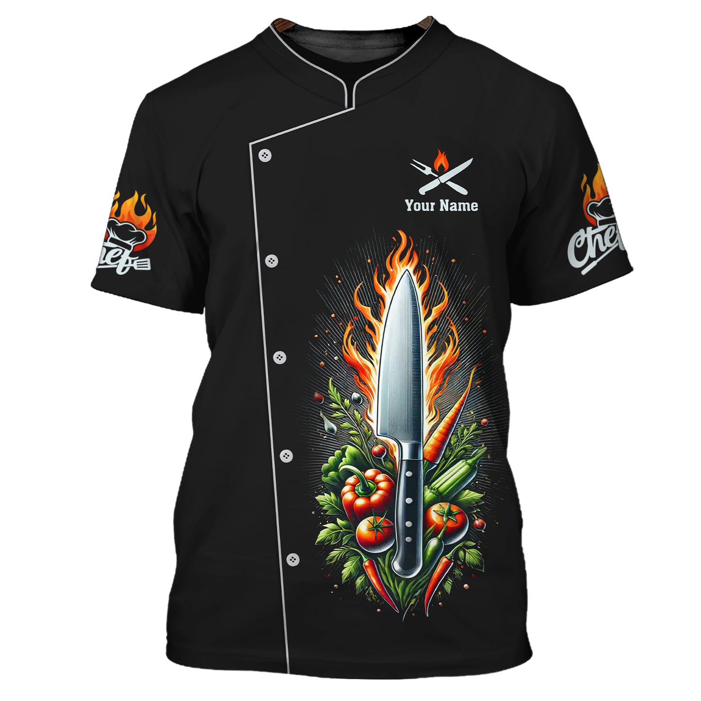 Camiseta personalizada de maestría de chef: desata tu pasión culinaria