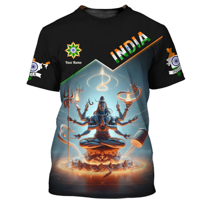 Personalized Divine India Shirt - Embrace Spirituality